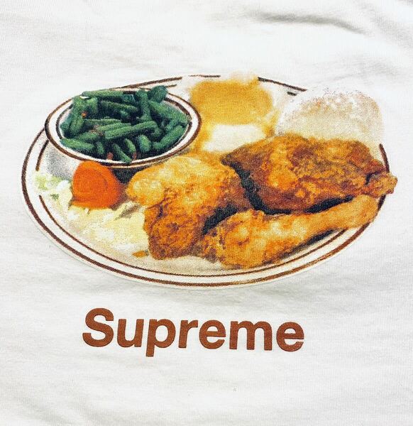 【大人気】SUPREME Tシャツ USA L 大きいサイズ シュプリーム 極希少品 入手困難 ホワイト アメリカ製 古着 ストリート 人気 完売 廃盤