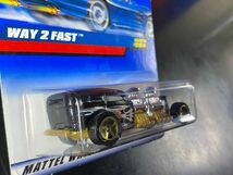 ホットウィール HOTWHEELS WAY 2 FAST 黒 USカード_画像5