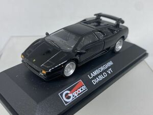 G.space 1/72 ランボルギーニ ダイキャストカーコレクション LAMBORGHINI DIABLO VT ディアブロ 黒