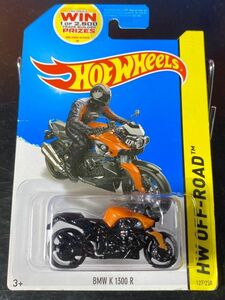 ホットウィール HOTWHEELS BMW K 1300 R オレンジ バイク