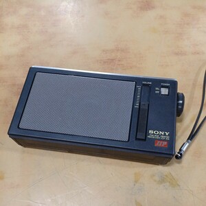 SONY ICF-S3 ソニー FM/AM ラジオ レトロ アンティーク 中古 簡易動作確認済み 長期保管