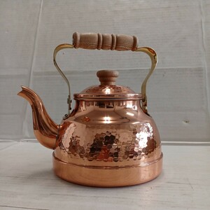 C101 copper made ... antique Showa Retro kettle kettle Kett ru used long-term storage 