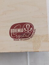ボヘミアグラス ワイングラス ペアグラス BOHEMIA ボヘミア ハンドカット 未使用 クリスタル 長期保管 酒器 2客セット_画像2