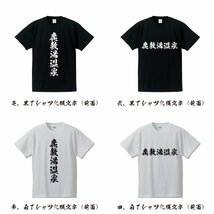 鹿教湯温泉 書道家が書く デザイン Tシャツ 【 百名湯 】 メンズ レディース キッズ_画像2