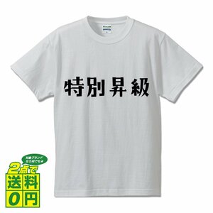 特別昇級 (とくべつしょうきゅう) デザイナーが書く デザイン Tシャツ 【 競輪 】 メンズ レディース キッズ