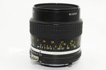 20041　極上品 ニコン Nikon Ai-S Micro-NIKKOR 55mm F2.8 単焦点レンズ A_画像3