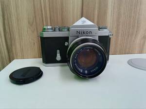 Nikon　ニコン　F　フィルムカメラ　NIKKOR-S　AUTO　1：1.4　ｆ=50mm 　◆5342