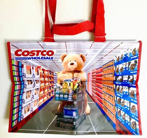 コストコ　エコバッグ　ショッピングバッグ　バッグ　海外限定　可愛い　熊さん　熊　くま　クマ　大人気　