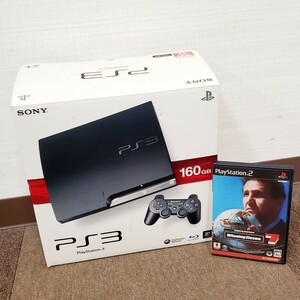 ■ 【1円スタート】PlayStation3 PS3 本体 ソフト■CECH-2500A/本体のみ/付属品なし/ソフト/ワールドサッカーウイングイレブン7/ソフト