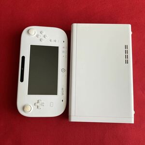  junk Wii U 8GB white body + pad set nintendo 