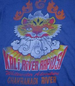 UST47キャラクターTシャツアメリカ古着ディズニー ワールドSビンテージ加工TシャツKALI RIVER RAPIDSオールド＆レトロT