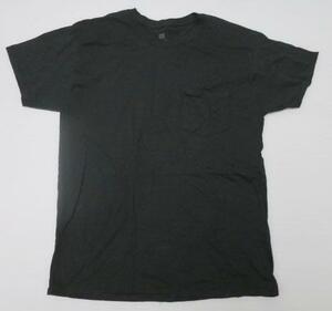 UST19ヘインズHANESアメリカ古着MポケットTシャツ黒Tシャツ無地Tシャツ オールド＆レトロ