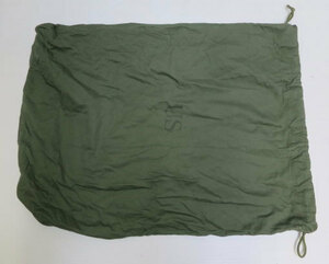UBA53米軍実物ARMYアメリカ古着ミリタリーバッグ巾着ランドリーバッグ90’ｓビンテージ綿コットンOG483緑系オールド