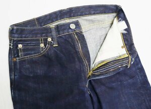 DP33f Lad head FLAT HEAD old clothes Denim pants ear attaching XX reissue 31 leather chi made in Japan indigo dark blue JEANS Old & retro 