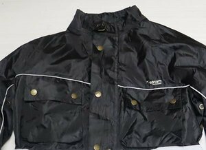 NJ59 bell штат служащих BELSTAFF Англия б/у одежда нейлон жакет Британия XL большой размер чёрный серия подкладка имеется гоночная куртка воротник обратная сторона вельвет 