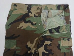 MP16米軍実物ARMYアメリカ古着ウッドランドカモ柄コンバットパンツ3Cカーゴパンツ迷彩ミリタリーパンツMリップストップTROUSERSオールド