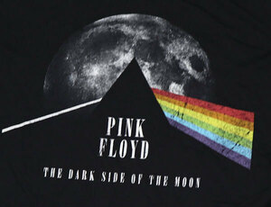 ST12ピンクフロイドPINK FLOTDアメリカ古着バンドTシャツLロックTシャツ切り替えTシャツ黒ｘ赤系Tシャツ/ツアーTシャツROCKオールド＆レト