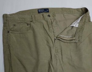 DP44ラルフローレンRALPH LAURENポロPOLOアメリカ古着コーデュロイパンツ40ビッグサイズ/デニムパンツ/ベージュ系オールド＆レトロ