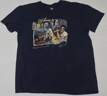 ST48ガレージランドGRAGE LANDアメリカ古着ショップTシャツ紺系TシャツROCKエルヴィス・プレスリーTシャツXXLビッグサイズ/ロカビリー_画像4