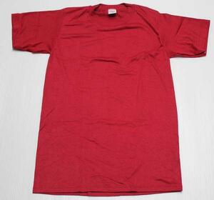UST51ジャージーズJERZEES新品アメリカ製デットストックTシャツ80'sビンテージＴシャツ無地Tシャツ暗赤系ＴシャツＳオールド＆レトロ