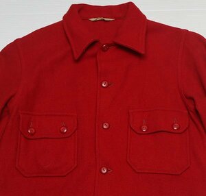 LS75ボーイスカウトアメリカBSAアメリカ古着アメリカ製ウールシャツ三角タグ70’S80’Sビンテージ38ボックスシャツ赤系シャツジャケット