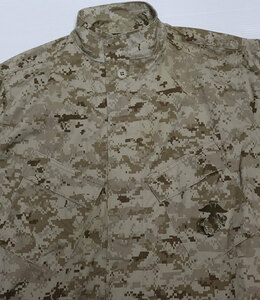 AJ32米軍実物ARMYアメリカ古着ファティーグジャケット迷彩デジタルカモ柄ミリタリージャケットMマーパットUSMCコンバット海兵隊オールド