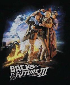 ST22アメリカン クラシックAMERICAN CLASSICSアメリカ古着バック・トゥ・ザ・フューチャーTシャツBACK TO FUTURE3黒系XXXLビッグサイズ