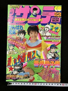 ｇ∞*　少年サンデー　昭和54年6月3日号　No.23　表紙・高見知佳　赤いペガサス　番外甲子園　小学館　/F13