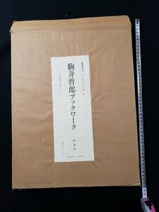 Art hand Auction h∞10 駒井哲郎ブックワーク 限定版B 限定350部の内2番 銅板画『海鳴りの底から』1点入り 1982年 形象社 定価58000円 /B01, 絵画, 画集, 作品集, その他