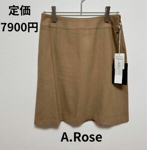 A.Rose エーローズ ウール ひざ丈　スカート　新品タグ付　日本製