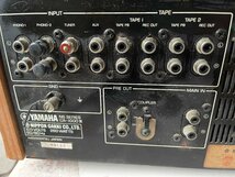 【ジャンク品/通電のみ確認】YAMAHA ヤマハ CA-1000III プリメインアンプD77_画像8