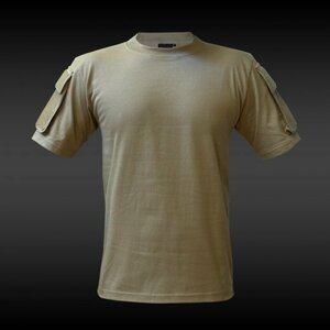 新品 デザート・サンド Mサイズ TP タクティカル ポケット Tシャツ タクティカル パフォーマンス 特殊部隊 SEALS サバイバルゲーム