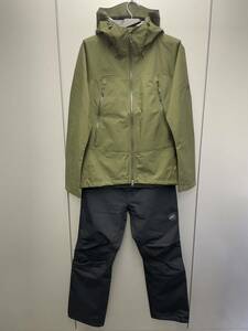 MAMMUT(マムート)　CLIMATE Rain -Suit AF Men　カラー：iguana-black　XL
