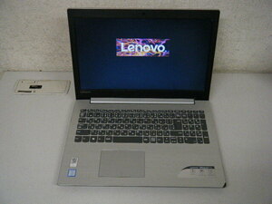 LENOVO ideapad 320 / Core i5 7200 / HDDなし / メモリなし / ヒンジ等の破損あり / 中古(現状品)