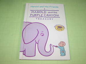 英語 洋書 絵本 【 a 「HAROLD and the PURPLE CRAYON」 TREASURY ハロルドと紫のクレヨンの宝物庫 4話入 】Valerie Garfield 