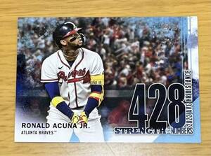 2023 Topps Japan Edition ロナルド・ホセ・アクーニャ Jr. Ronald Acua Jr. Strength in Numbers Insert #SS-12