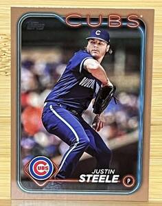 2024 Topps Series 1 ジャスティン・スティール Justin Steele Gold /2024 #318