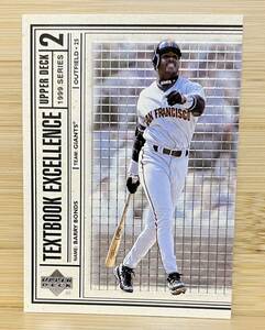 1999 Upper Deck Textbook Excellenceバリー・ボンズ Barry Bonds #T25