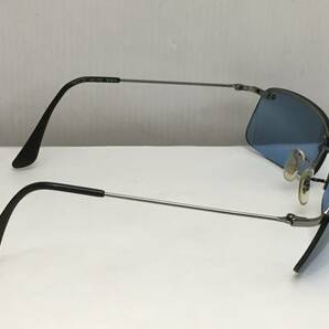 ■Ray-Ban レイバン RB3173 004/7C 61□17 サングラス ブルーの度なしレンズ メガネフレーム 眼鏡 ケース付き イタリア製■の画像3