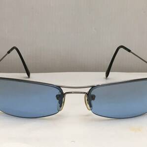 ■Ray-Ban レイバン RB3173 004/7C 61□17 サングラス ブルーの度なしレンズ メガネフレーム 眼鏡 ケース付き イタリア製■の画像2