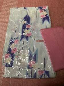  lady's yukata obi attaching 