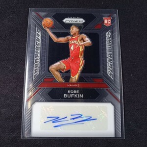 【RC】コービー・バフキン 23-24 PANINI PRIZM KOBE BUFKIN SENSATIONAL SIGNATURES AUTO 直筆サイン　アトランタ・ホークス　ルーキー