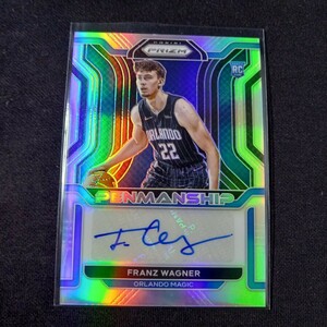 【RC】フランツ・バグナー 2021-22 Panini Prizm Franz Wagner PENMANSHIP AUTO ルーキー ワグナー　マジック　直筆サイン Silver Prizm 