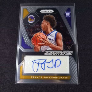 【RC 】トレイス・ジャクソン＝デイビス 23-24 Panini Prizm Trayce Jackson-Davis Signatures AUTO ルーキー　ウォリアーズ　直筆サイン