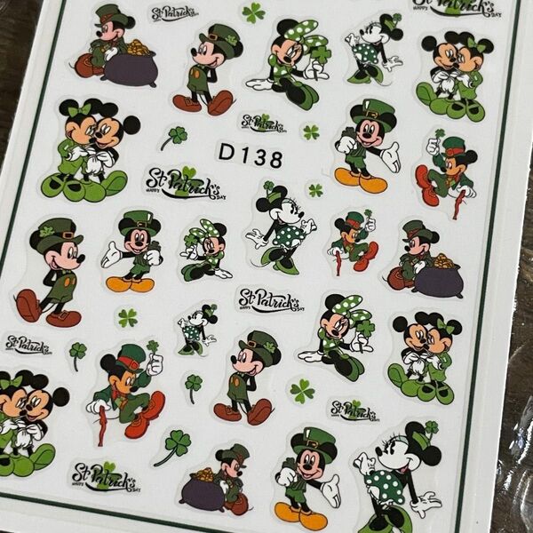 ディズニーミッキー&ミニーネイルシール