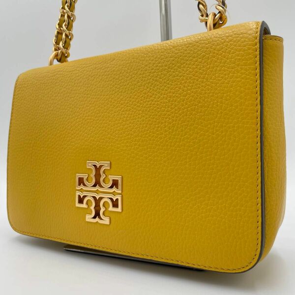 【新品未使用】TORYBURCH トリーバーチ　ショルダーバッグ　イエロー　レザー