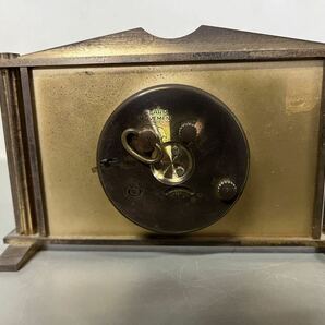 JACCARD フランス 真鍮製 置時計 アンティーク 発送サイズ60の画像4