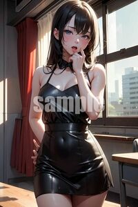 ※全て1点もの※ 【A4サイズ ポスター】 高画質 光沢紙 美少女 グラビア コスプレ モデル セクシー 美人 美女 美乳 同人 アート No30011