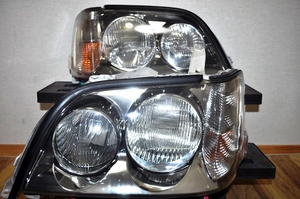 JZS171 JZS173 JZS175 JZS179 17系 クラウン アスリート 純正 HID ヘッドライト 左右 セット 付属完備 美品 ⑤ KOITO 30-280 コーティング