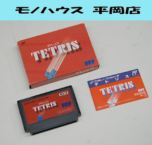 FC BPS テトリス BPS-T0 元箱・説明書付き 起動・動作確認済み TETRIS パズル ファミリーコンピューター ファミコン 札幌市